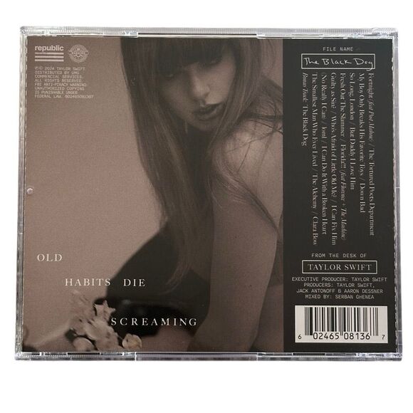 Taylor Swift – The Tortured Poets Department CD | The Black Dog Edition (2024) - Picture 2 of 5